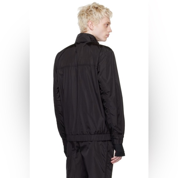 NWT [Rains] Unisex Track Jacket in Black - Picture 3 of 11